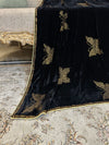 Lux Butterfly Jaal Pattern Velvet Shawl