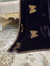 Butterfly Jaal Stone Velvet Shawl