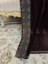 Scalloped Crystal Velvet Shawl - image 11