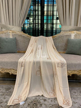 Exclusive Brand Logo Stone Jaal - Chaddar