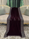 Scalloped Crystal Velvet Shawl - image 8