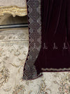 Scalloped Crystal Velvet Shawl - image 10