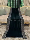 Scalloped Crystal Velvet Shawl - image 12