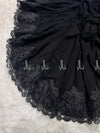Autumn Bloom Lace Chiffon - Shawl