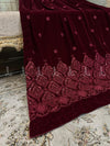 Midnight Bloom Velvet - Shawl