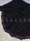 Sparkling Stars Spray Along Border - Chaddar by Shawls by Aima