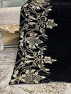 Glimmering Zari Sequin Wrap Velvet Shawl