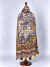 Paisley Wave Needle Kalamkar - Shawl