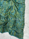 Plain Contrast Silk Kaani - Shawl