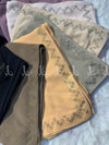 Zigzag Flowery all Around Stone Chiffon - Chaddar by Shawls by Aima
