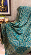 Diagnol Theme Silk Kaani - Shawl