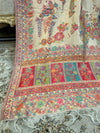 Floral Bunches Moonlight Silk - Shawl
