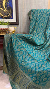 Diagnol Theme Silk Kaani - Shawl