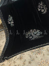 Botanical Rhinestone Motif Velvet - Shaw