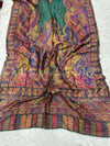 Plain Contrast Silk Kaani - Shawl