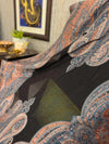 Plain Contrast Silk Kaani - Shawl