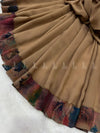 Multi Flowery Patti Chiffon - Chaddar