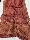 Diagnol Theme Silk Kaani - Shawl