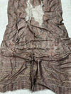 Plain Contrast Silk Kaani - Shawl