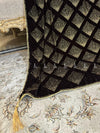 Dice Pattern Stone Jaal Velvet Shawl