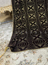 Elegant Heavy Stone Jaal Velvet Shawl