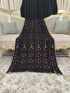 Elegant Heavy Stone Jaal Velvet Shawl