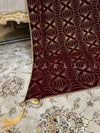 Elegant Heavy Stone Jaal Velvet Shawl