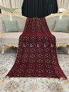 Elegant Heavy Stone Jaal Velvet Shawl