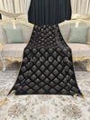 Dice Pattern Stone Jaal Velvet Shawl