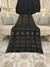Elegant Heavy Stone Jaal Velvet Shawl