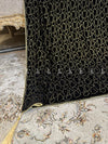 Round Pattern Heavy Stone Jaal Velvet Shawl