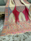 Fringes Pattern Moonlight Silk - Shawl