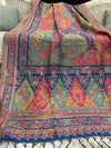 Intricate Paisley Silk Kaani - Shawl
