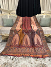 Fringes Pattern Moonlight Silk - Shawl