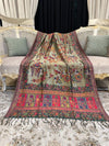 Floral Bunches Moonlight Silk - Shawl