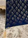 Dice Pattern Stone Jaal Velvet Shawl