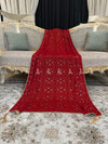 Elegant Heavy Stone Jaal Velvet Shawl