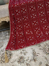 Elegant Heavy Stone Jaal Velvet Shawl