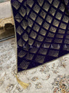 Dice Pattern Stone Jaal Velvet Shawl